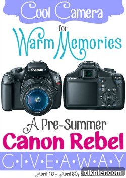 Win a Canon Rebel T3 DSLR Camera in our exclusive giveaway!