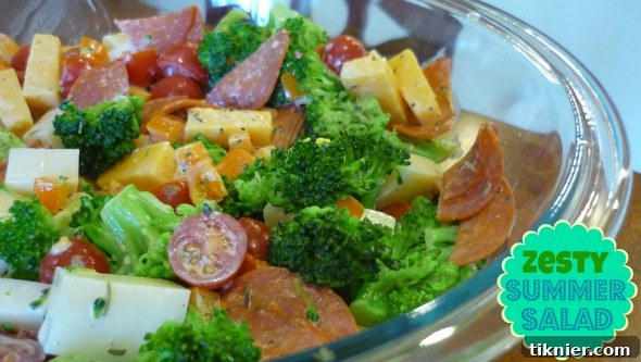 Zesty Summer Salad for hot days