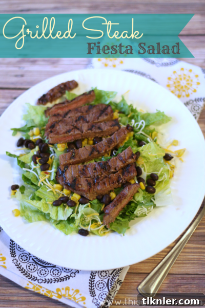 Grilled Steak Fiesta Salad from www.thisgalcooks.com