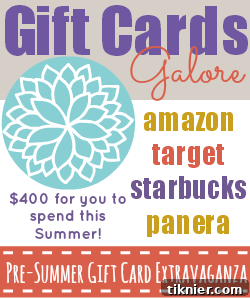 Marvelous Monday Link Party and Featured Highlights 3 Gift Cards Galore - Enter to win $400 in prizes!
