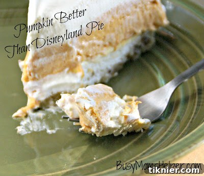 Homemade Pumpkin Pie Recipe Better Than Disneyland