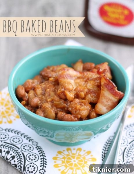 BBQ Baked Beans from www.thisgalcooks.com 2wm