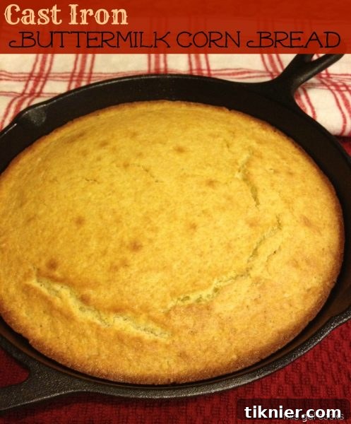 Cast Iron Buttermilk Corn Bread