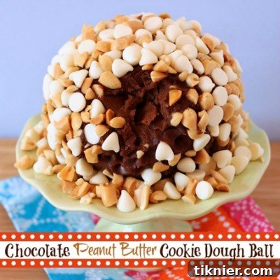 A delectable Gluten-Free Chocolate Peanut Butter Cookie Dough Ball, perfect for those seeking a safe and satisfying no-bake treat.