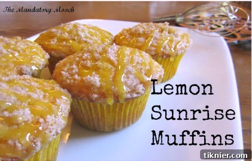 lemon muffins2 - Lemon Sunrise Muffins