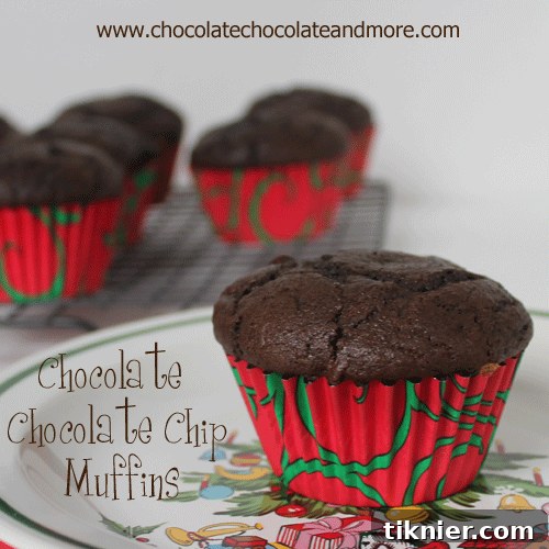 Ultimate Chocolate Chocolate Chip Muffins