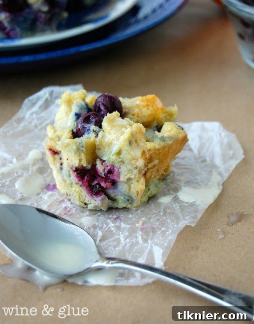 Orange Blueberry Fruffins - French Toast Muffins