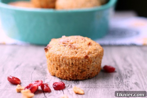 Assortment of NatureBox Tart & Tangy Fruit Medley in a bowl, ready for baking in muffins.