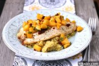 Sweet Heat Tilapia with Chipotle Peach Salsa