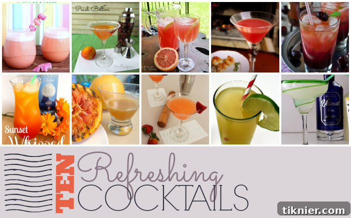 Collection of Eleven Refreshing Cocktails for the Weekend