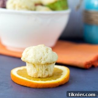 Orange Creamsicle Mini Muffins recipe card image
