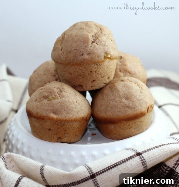 Orange Dream Mini Muffins 8 Delicious Nutella Banana Mini Muffins, a sweet and rich treat.