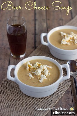 Delicious Beer Cheese Soup with a rich, creamy texture, perfect for a comfort food experience.