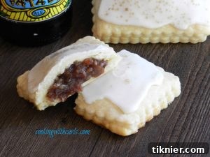 Homemade Blonde Fatale Pop Tarts, golden and flaky, filled with a delicious sweet filling.