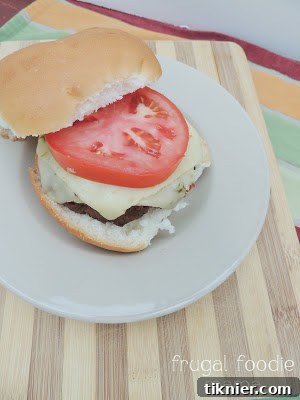 Juicy Chipotle Bourbon Ale Burgers, stacked high with fresh toppings and ready to savor.