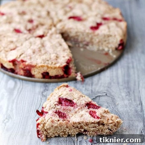 Strawberry Scone Tarts - Vegan and Healthy Breakfast Recipe
