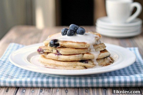 Vegan Blueberry Coconut Pancakes for a delicious plant-based breakfast.