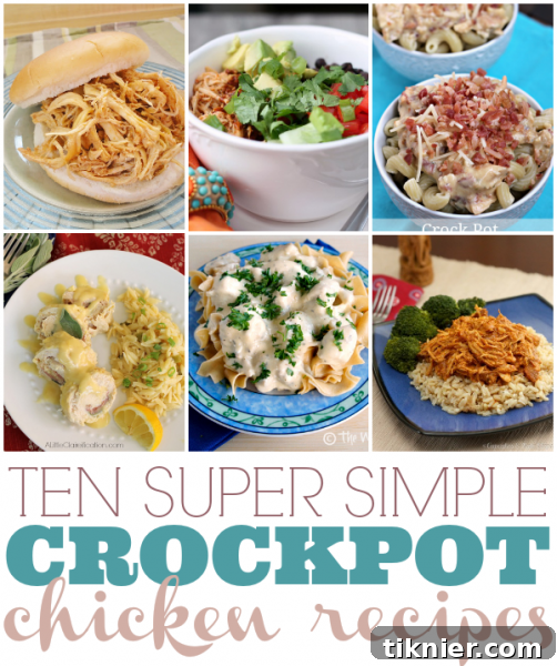 10 Super Simple Crock Pot Chicken Recipes - Effortless Dinner Ideas