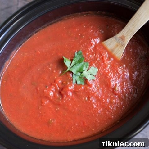 Crockpot Spaghetti Sauce