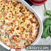 Twenty Minute Easy Tortellini Bake