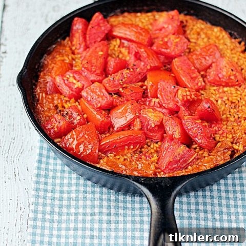 Thirty Minute Paella with Tomatoes