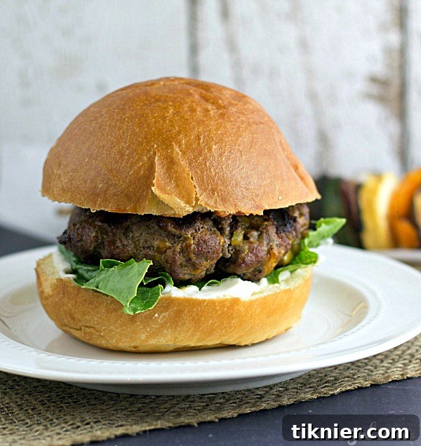 Kickin Cheddar Jalapeno Burgers 3 Fresh ingredients for Jalapeno Cheddar Burgers: ground beef, cheddar cheese, and a ripe jalapeño