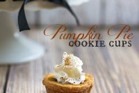 Spiced Pumpkin Cookie Tarts