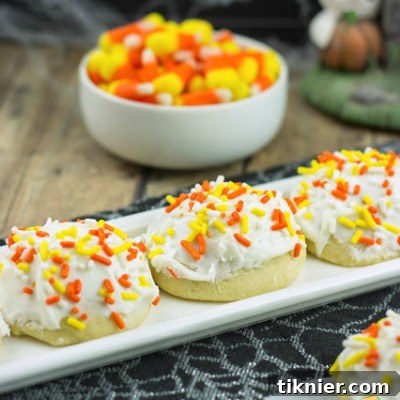 Spooktacular Almond Cookies, creatively decorated for Halloween, featuring a delicious almond flavor, perfect for festive occasions.