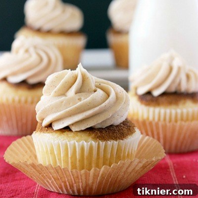 Highly popular Coffee Cake Snickerdoodle Cupcakes, combining the comforting flavors of coffee cake and snickerdoodles in a delicious, moist cupcake.