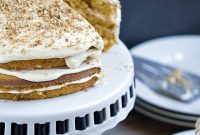 Maple Bourbon Glazed Autumn Pumpkin Cake