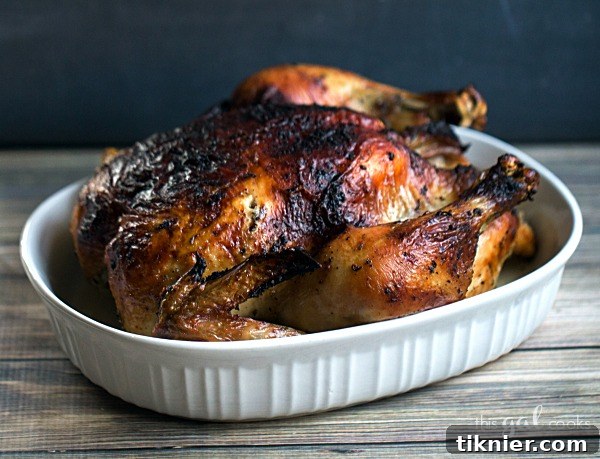 Oven Roasted Rotisserie Style Chicken