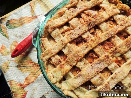 Hot Buttered Rum Apple Pie - A delicious pie ready to be served