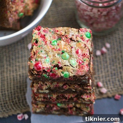 Mocha Peppermint Cookie Bars by This Gal Cooks - perfect for holidays