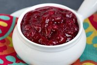 Ruby Red Cranberry Sauce