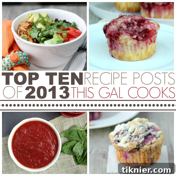 Top Ten Recipes of 2013 - This Gal Cooks' Year in Review