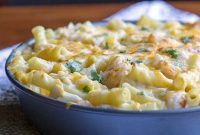 Zesty Seafood Enchilada Pasta Casserole