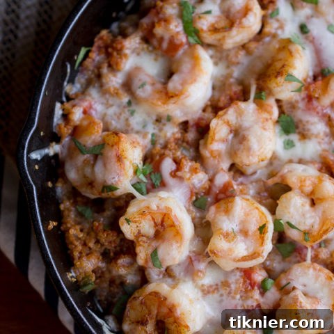 Cajun Shrimp and Quinoa Casserole - This Gal Cooks #cleaneating #healthy #seafood
