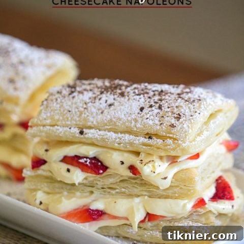 Strawberry Cheesecake Napoleon