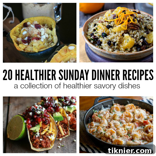 20 Healthier Sunday Dinner Recipes on This Gal Cooks 