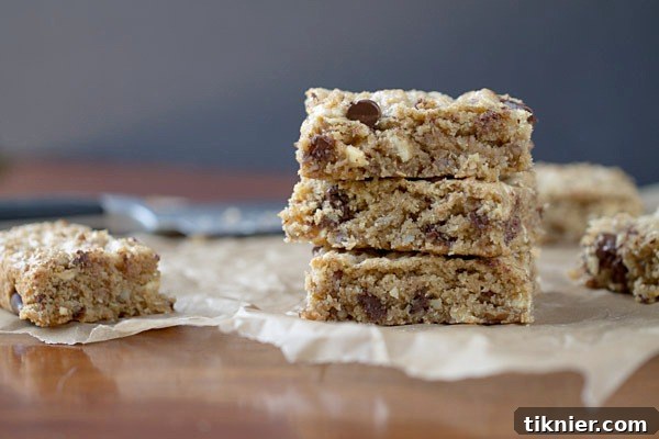 Perfectly cut Congo Bars, ready to be enjoyed.