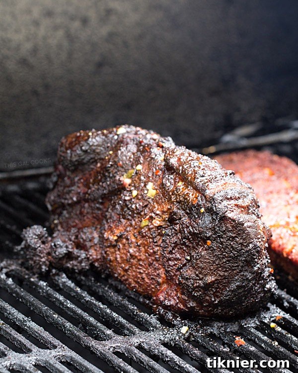 Close-up of a grill laden with delicious BBQ meats on BBQ Day.