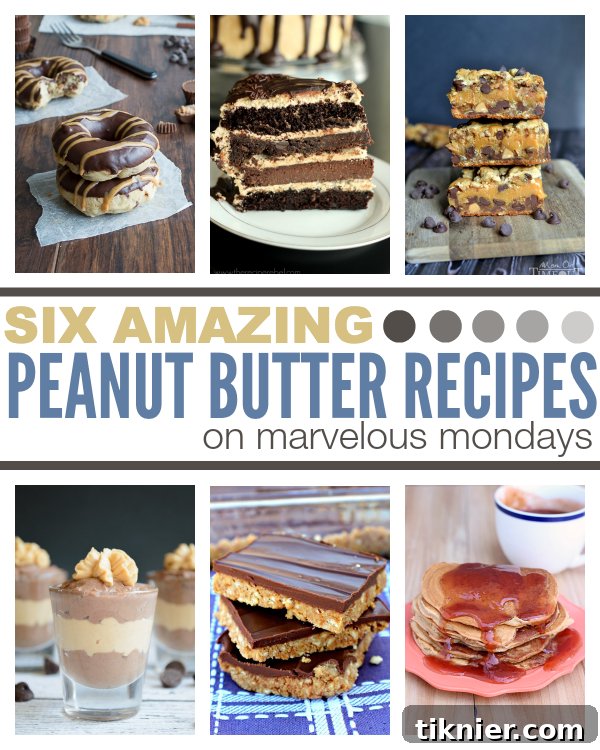 Mouthwatering Mondays: Peanut Butter Delights 2 Marvelous Mondays 98 features six amazing peanut butter recipes including donuts, cake, and bars.