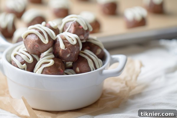 Mint Chocolate Mocha Cookie Dough Bites by This Gal Cooks - A horizontal shot of the cookie dough bites, showing their texture and appetizing appeal.