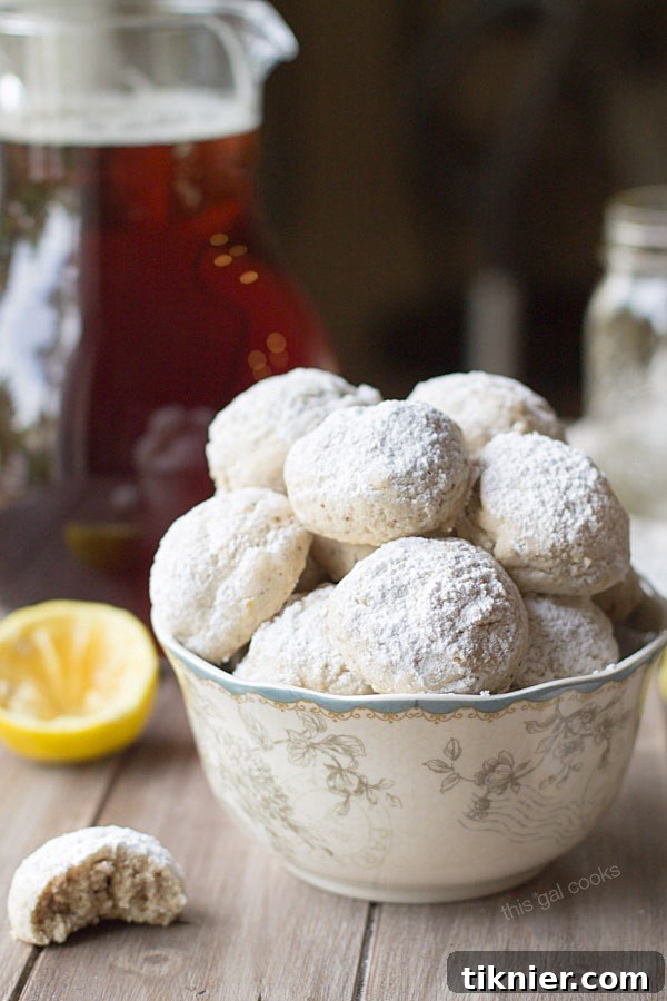 Lemon Poppyseed Tea Cookies on This Gal Cooks