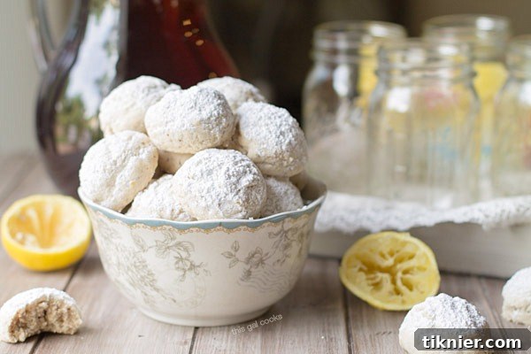 Lemon Poppyseed Tea Cookies on This Gal Cooks