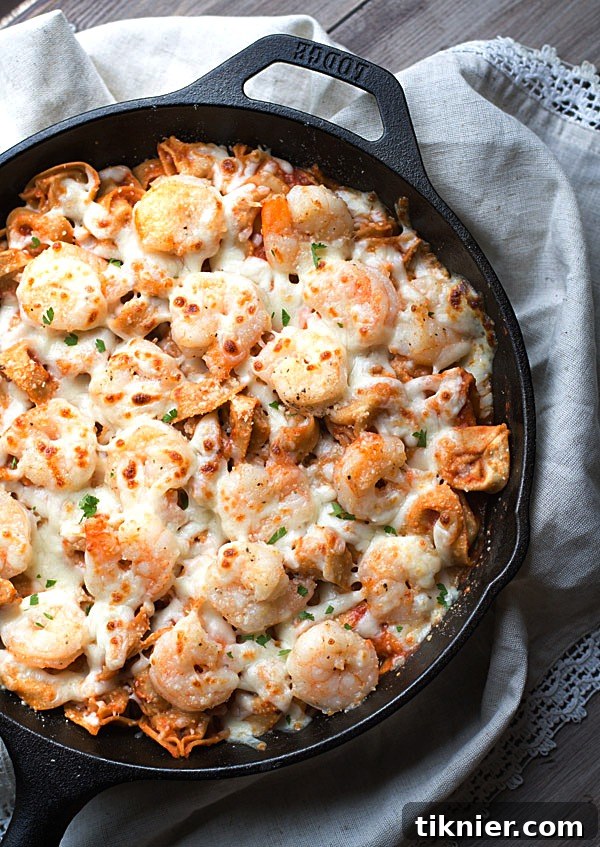 Italian Shrimp Tortellini Bake on This Gal Cooks #dinner