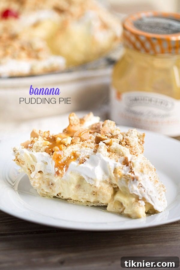 The Ultimate Banana Pudding Pie with Rich Caramel Drizzle - Perfect No-Bake Dessert