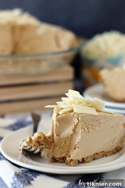 A delightful Biscoff Marshmallow Pie with a creamy filling and cookie crust.