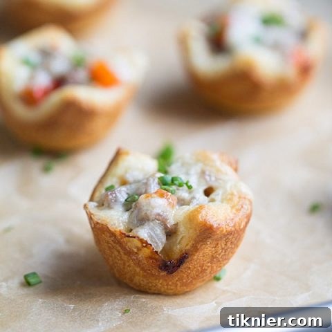 Cheesesteak Crescent Roll Cups, a perfect appetizer for any occasion.