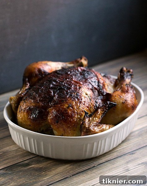 Oven Roasted Rotisserie Style Chicken